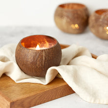 Load image into Gallery viewer, Coconut Shell Candle - Citrus Lime Scent-0
