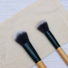 Load image into Gallery viewer, Contour and Highlighter Makeup Brush Duo-3
