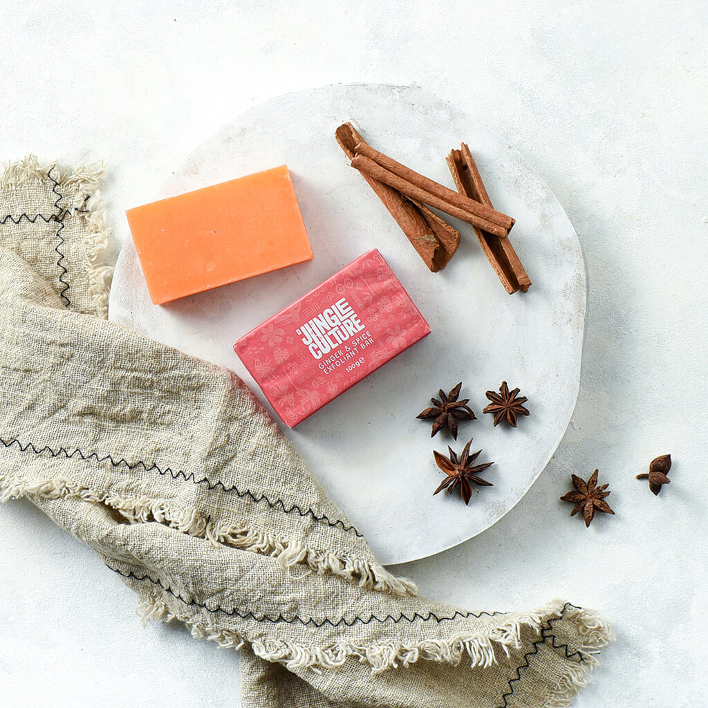 Ginger & Spice Natural Exfoliant Bar-0