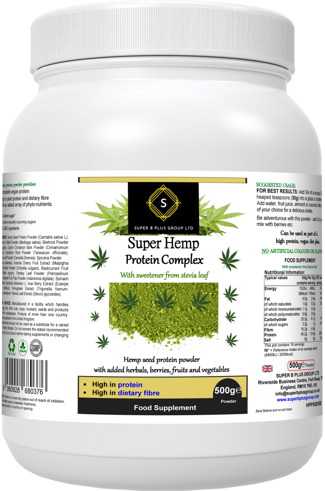 Super Hemp Protein Complex-0