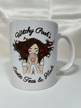 Load image into Gallery viewer, Witchy Pooh&#39;s Mugs, White Coffee Cup with The Witchy Pooh Logo-3
