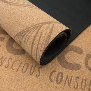 Cork Yoga Mat & Canvas Bag-3