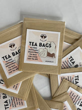 Load image into Gallery viewer, Witchy Pooh&#39;s Tea Bags for Loose Leaf Tea, 6 pack, Filtered, Disposable, Drawstring-2
