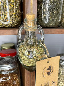 Witchy Pooh's Wisdom Herbal Loose Leaf Tea in Hanging Jars-1