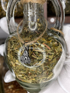 Witchy Pooh's Wisdom Herbal Loose Leaf Tea in Hanging Jars-2