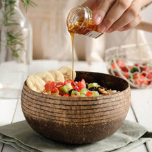 Load image into Gallery viewer, Eco-friendly Coconut Bowls &amp; Spoons Set of 2-6
