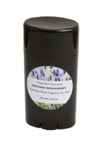 ORGANIC DEODORANT- LAVENDER FRAGRANCE - FOR MEN - ITEM CODE: 601950412921-0