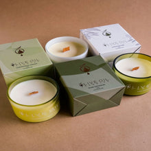 Load image into Gallery viewer, OOSC Gift Series, Candles Olive Oil, Individual Trio Set: Rose Geranium, Citrus Bloom and Lemongrass and Ginger-2
