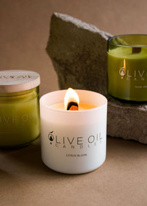 Candles Olive Oil , Citrus Bloom, 200g-1