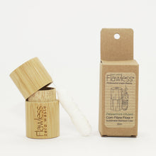 Load image into Gallery viewer, Compostable Dental Floss with Bamboo Dispenser - Peppermint-3
