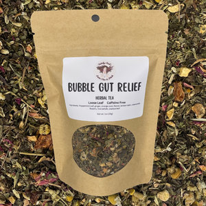 Witchy Pooh's Bubble Gut Relief Loose Leaf Herbal Functional Tea, Caffeine Free, For Digestive Issues-0