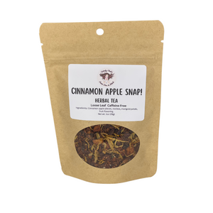 Witchy Pooh's Cinnamon Apple Snap! Loose Leaf Apple Fruit Rooibos Herbal Tea, Caffeine Free-4