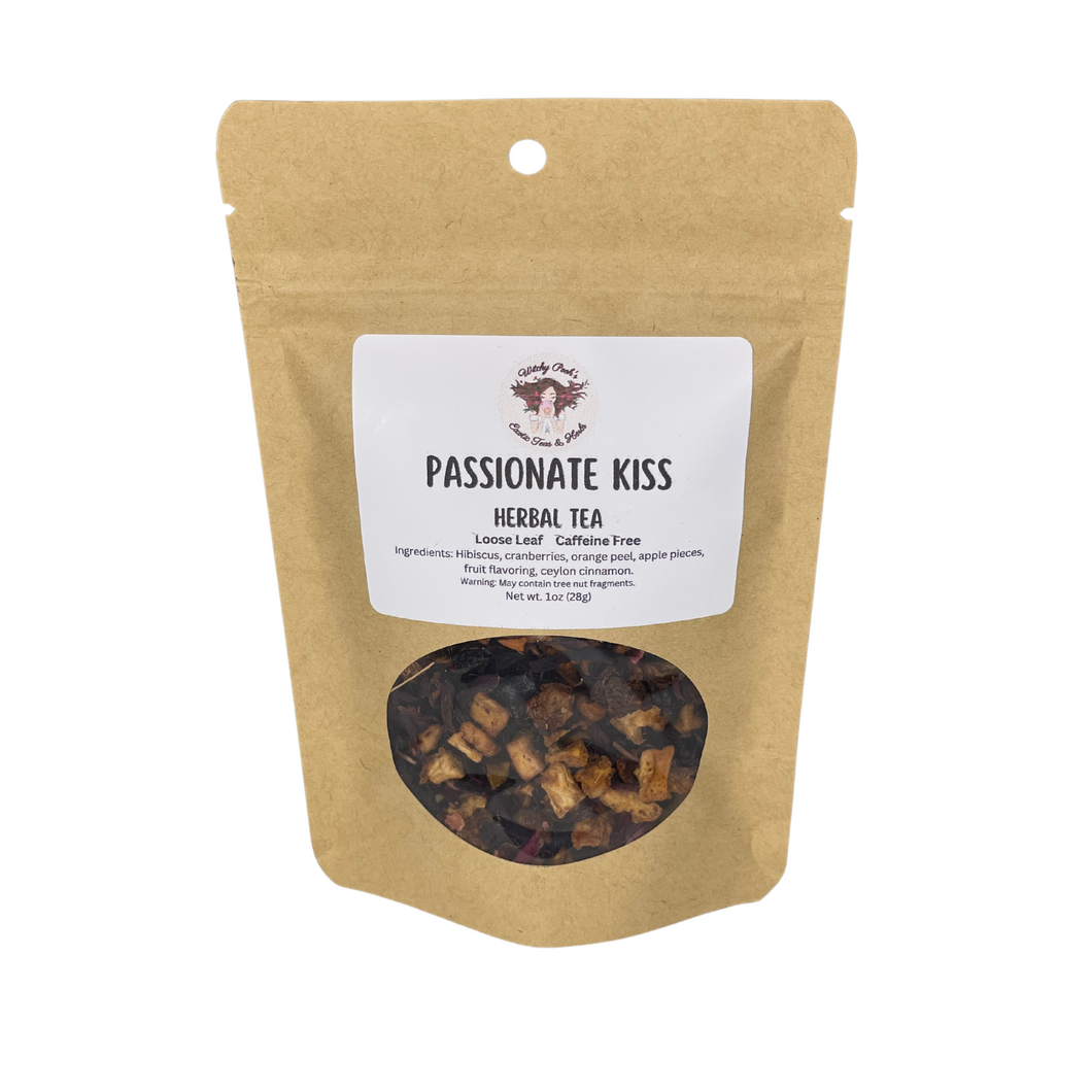 Witchy Pooh's Passionate Kiss Loose Leaf Fruit Hibiscus Herbal Tea, Caffeine Free-2