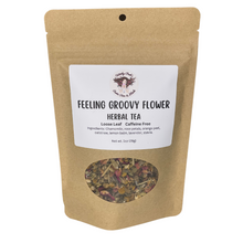 Load image into Gallery viewer, Witchy Pooh&#39;s Feeling Groovy Flower Loose Leaf Herbal Tea For Relaxation Caffeine Free-1
