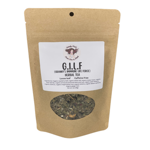 Witchy Pooh's G.I.L.F. Granny's Immune Life Force Organic Loose Leaf Functional Herbal Elderberry Fruit Tea, Caffeine Free, For Immune Support-5