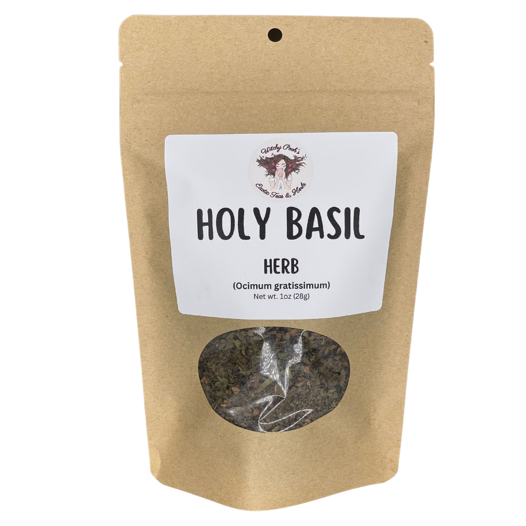 Witchy Pooh's Holy Basil Herb for Balance of Body Mind and Spirit-1