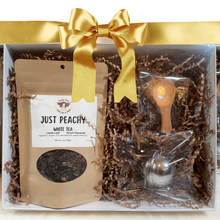 Load image into Gallery viewer, Witchy Pooh&#39;s Gift Box Set with Clear Lid Comes with 1oz Pouch of Loose Leaf Tea, Stainless Steel Tea Ball and Wooden Spoon-3
