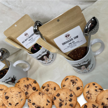 Load image into Gallery viewer, Witchy Pooh&#39;s Gift Mugs Sets Come with 1oz Pouch of Loose Leaf Tea, Heart Shaped Tea Strainer with Handle and a Wooden Spoon in a Witchy Pooh Mug-1
