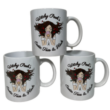 Load image into Gallery viewer, Witchy Pooh&#39;s Mugs, White Coffee Cup with The Witchy Pooh Logo-0
