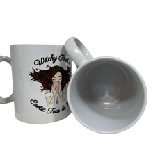 Load image into Gallery viewer, Witchy Pooh&#39;s Mugs, White Coffee Cup with The Witchy Pooh Logo-2
