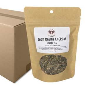 Witchy Pooh's Jack Rabbit Energy! Loose Leaf Functional Herbal Tea, Caffeine Free, Sugar Free Energy Drink-7