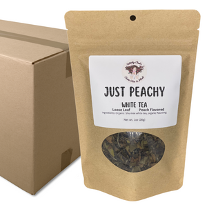 Witchy Pooh's Just Peachy Loose Leaf White Tea, Peach Flavored, Low Caffeine Content-8