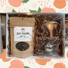 Load image into Gallery viewer, Witchy Pooh&#39;s Gift Box Set with Clear Lid Comes with 1oz Pouch of Loose Leaf Tea, Stainless Steel Tea Ball and Wooden Spoon-1
