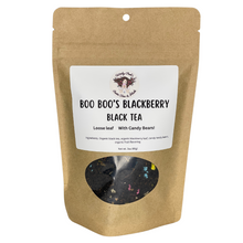 Load image into Gallery viewer, Witchy Pooh&#39;s Boo Boo&#39;s Blackberry Flavored Loose Leaf Black Tea with Candy Teddy Bears-5
