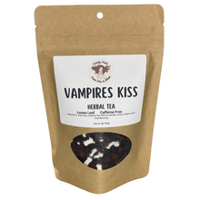 Load image into Gallery viewer, Witchy Pooh&#39;s Vampire&#39;s Kiss Loose Leaf Fruit Elderberry Herbal Tea with Candy Vampire Teeth, Caffeine Free-2
