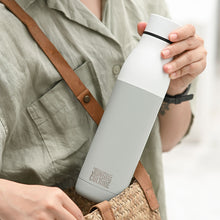 Load image into Gallery viewer, Reusable Stainless Steel Water Bottle (Matt Effect White)-1
