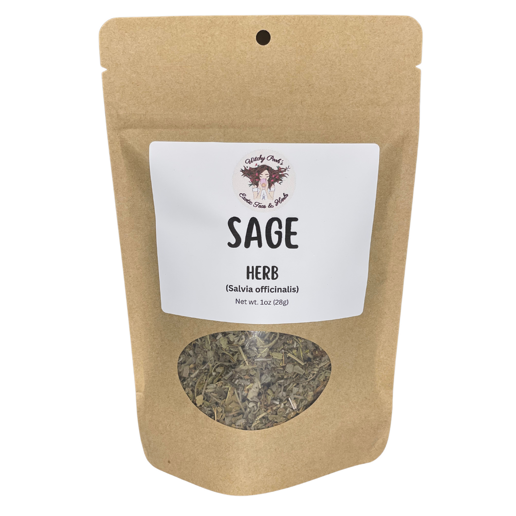 Witchy Pooh's Sage Herb For Clearing Negative Energy Smudging and Air Purification of a Space-1