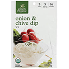 Load image into Gallery viewer, Simply Organic Onion &amp; Chive Dip (12X1 OZ)-0
