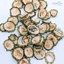 Load image into Gallery viewer, Dried Bitter Gourd slices Organic Melon/Momordica charantia pure natural ceylon Dried Vegetables |  Ceylon Organic-0
