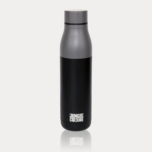 Reusable Stainless Steel Water Bottle (Matt Effect Black)-5