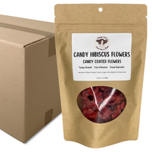 Load image into Gallery viewer, Witchy Pooh&#39;s Candy Hibiscus Flowers, Sweet Candy Coated Whole Bright Red Hibiscus Flowers, Addicting Snack!-7
