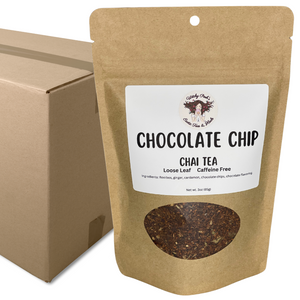 Witchy Pooh's Chocolate Chip Chai Loose Leaf Rooibos Herbal Tea with Real Chocolate Chips!-9