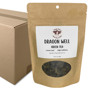 Witchy Pooh's Dragon Well Longjing Loose Leaf Green Tea for Monastic Rituals High Caffeine Equal to a Cup of Coffee-7