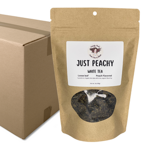 Witchy Pooh's Just Peachy Loose Leaf White Tea, Peach Flavored, Low Caffeine Content-9