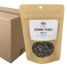 Load image into Gallery viewer, Witchy Pooh&#39;s Jasmine Pearls, Dragon Pearls, Loose Leaf Jasmine scented Pan Fried Sencha Green Tea-8
