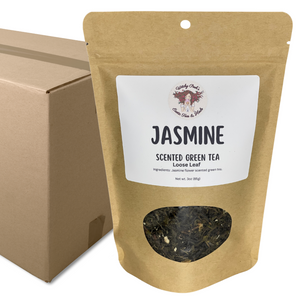 Witchy Pooh's Jasmine Scented Loose Leaf Sencha Green Tea-8