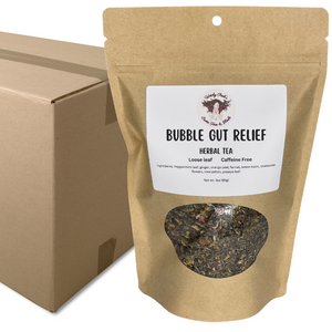 Witchy Pooh's Bubble Gut Relief Loose Leaf Herbal Functional Tea, Caffeine Free, For Digestive Issues-9