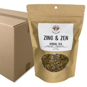 Witchy Pooh's Zing & Zen Loose Leaf Citrus Flavored Chamomile Herbal Tea, Caffeine Free-9