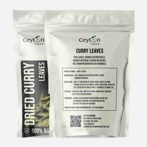 3kg+ Dried Curry Leaves - Organic, Freshly Harvested, Authentic Ceylon Spices | Ceylon Organic-2