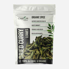 Load image into Gallery viewer, 3kg+ Dried Curry Leaves - Organic, Freshly Harvested, Authentic Ceylon Spices | Ceylon Organic-0
