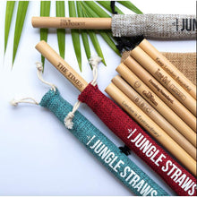 Load image into Gallery viewer, Custom Branded Bamboo Straws For Businesses or Weddings-0
