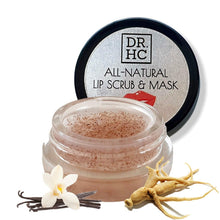 Load image into Gallery viewer, DR.HC All-Natural Lip Scrub &amp; Mask (10g, 0.35 oz.) (with Panax Ginseng, Raspberry &amp; Avocado) (Exfoliating, Anti-pigmentation, Anti-dryness, Plumping...)-0
