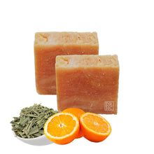 Load image into Gallery viewer, DR.HC All-Natural Skincare Face Soap - Goat Milk Orange (110g, 3.8oz.) (Skin brightening, Anti-aging, Anti-acne, Skin recovery...)-2
