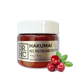 DR.HC Hakumai Rice Protein Arbutin Cream (25~40g, 0.9~1.4oz) (Skin brightening, Anti-acne, Anti-blemish, Anti-aging...)-2