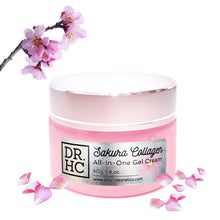 Load image into Gallery viewer, DR.HC Sakura Collagen All-In-One Gel Cream (25~40g, 0.9~1.4oz.) (Collagen support, Skin firming, Brightening, Anti-scar...)-1
