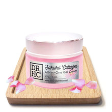 Load image into Gallery viewer, DR.HC Sakura Collagen All-In-One Gel Cream (25~40g, 0.9~1.4oz.) (Collagen support, Skin firming, Brightening, Anti-scar...)-2
